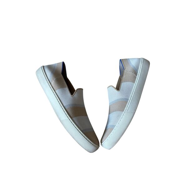 Rothy’s The Birch Stripe Slip On Shoes Casual Comfort Sneakers 10.5 - Picture 5 of 11